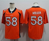 Nike Broncos 58 Von Miller Orange Vapor Untouchable Limited Jersey,baseball caps,new era cap wholesale,wholesale hats